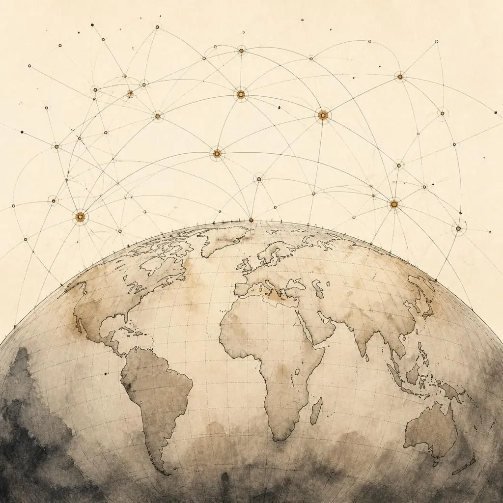 Editorial illustration for Sovereign Networks & Communities